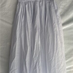 H&M Light Blue A-Line Skirt
